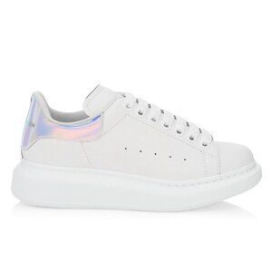 Alexander McQueen's Iridescent Suede Sneakers